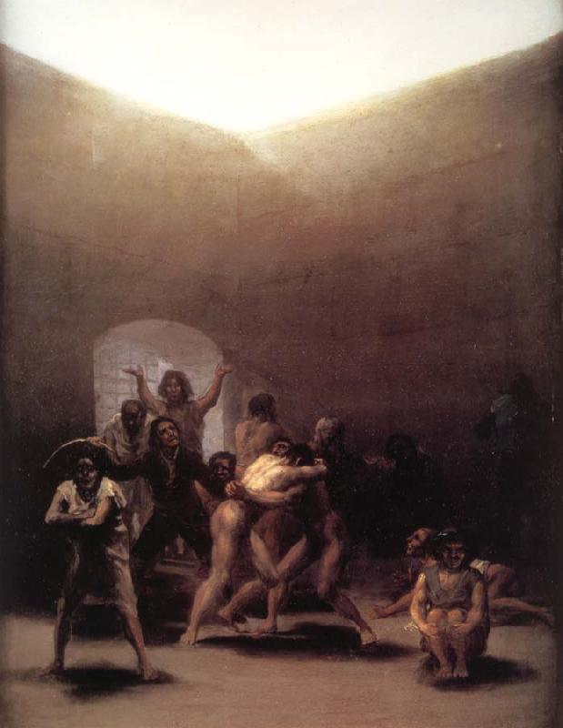 Francisco Goya Yard with Lunatics Sweden oil painting art